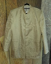 Favourbrook Pure Silk Baroque Nehru Evening Wedding Jacket   40 