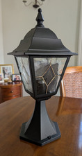 Outdoor Elstead NR3 Norfolk pedestal light.