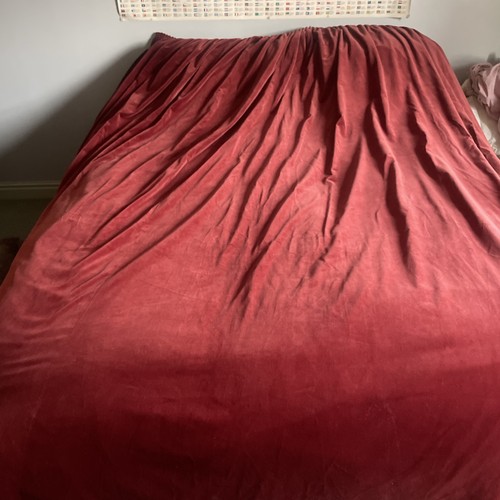 Large pair vintage deep red - pair,