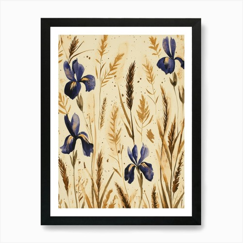 Iris painting art print - 2,