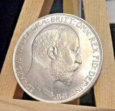 1902 Edward VII: Silver Crown (5 Shillings): Stunning!