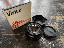 Vivitar Auto Wide-Angle 28mm f2.8 Lens M42 Screw fit (Looks unused)