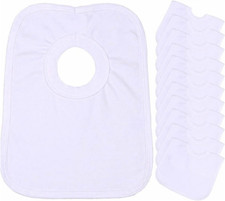 12-Pack Baby Bibs 100% Cotton