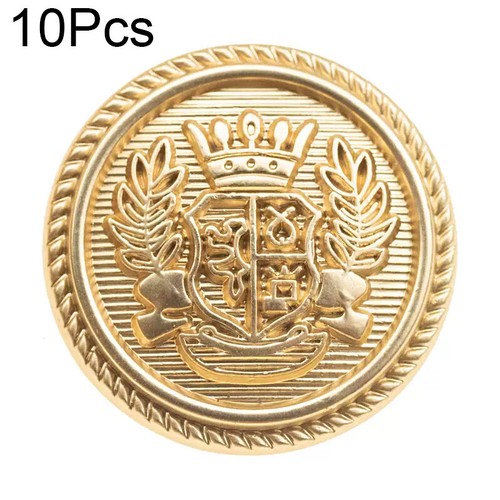 50pcs round metal - metal, button