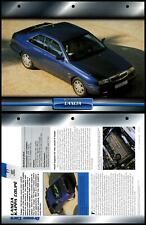 Lancia Kappa Coupe - 1997 - Coupes - Atlas Dream Cars Fact File Card