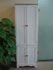 White Tall Kitchen Pantry Storage Cabinet Large Freestanding Kitchen Cupboard
