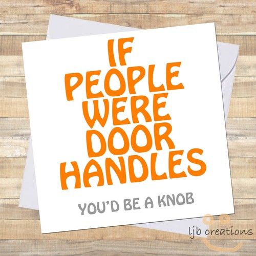 Funny knob birthday - funny, rude