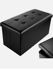 Ottoman Seat Stool Faux