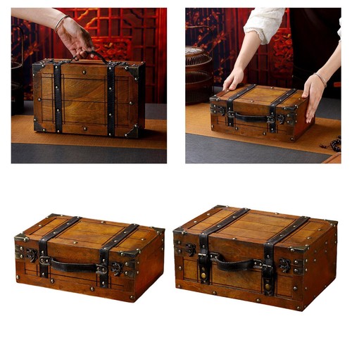 Old fashioned wood storage box - old,