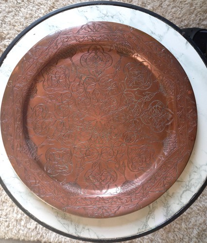 Large copper plate wall - large,