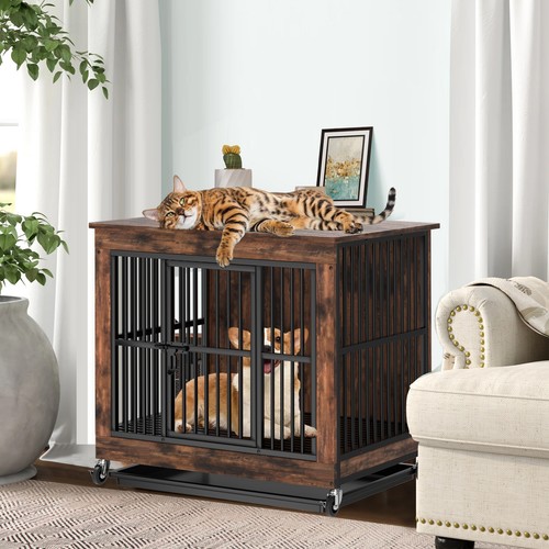 Dual purpose dog - cage, side