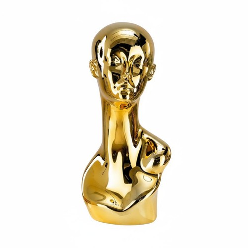 Mannequin head stand polished - mannequin,