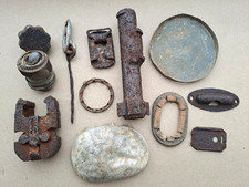 Art Decor Fragment Parts Finds from German Positions Battlefield Relic WW2