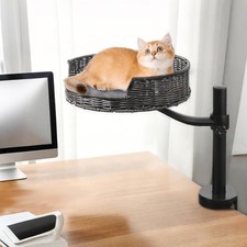 Indoor Elevated Cat Desk Bed