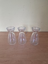 3 Test Tube Size Glasses 10cms Tall