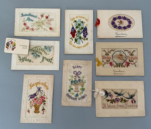 Ww1 embroidered silk - 8,