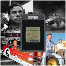 Jim Clark Penultimate Race Ticket PSA 2, 1968 Barcelona Grand Prix