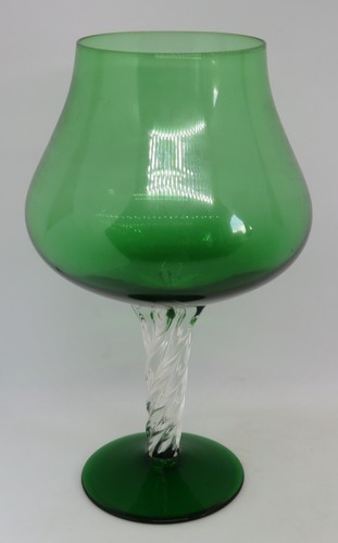 Green glass vintage art deco - glass,
