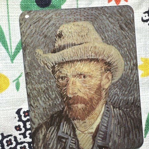 Van gogh blue - felt, magnet