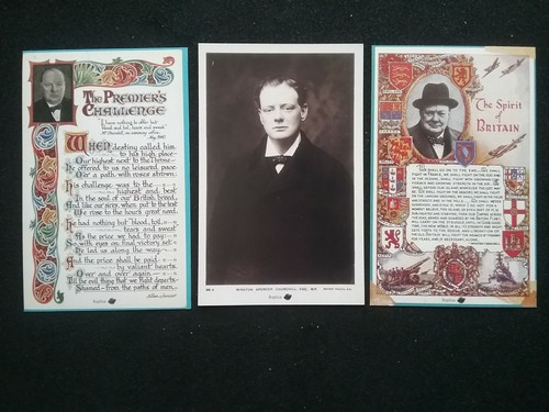Winston churchill postcard - 3,