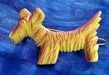 Art deco celluloid yellow - celluloid,