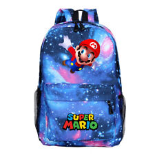Anime Super Mario Backpack Cartoon Student School Bag Travel Sport Shoulders Bag