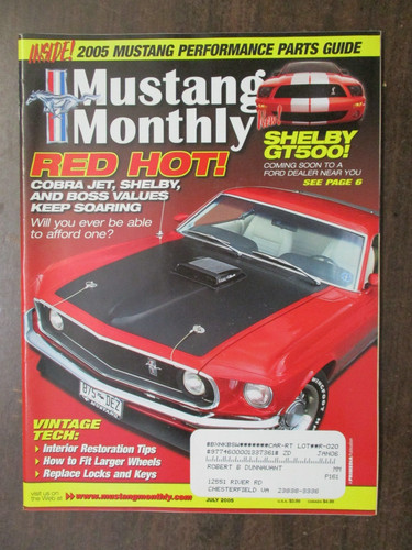 Mustang monthly magazine - magazine, july