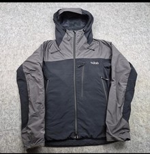 Rab Mens Small Black Grey VR
