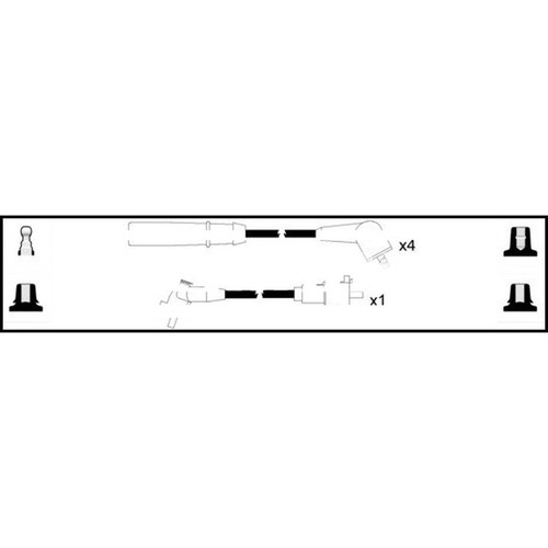Leads ignition cables kit - ignition,