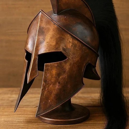 Greek spartan helmet - spartan, medieval