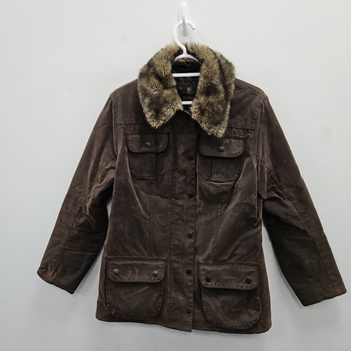 Barbour l1602 fur trim - barbour, wax