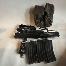 Paintball Bundle Rap4 PCP Air Tank Valve Magazines GunPort Cradle Stand Camo Bag
