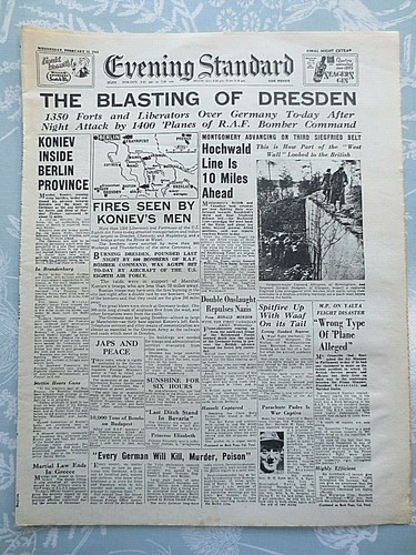 Ww2 newspaper blasting - ww2, of