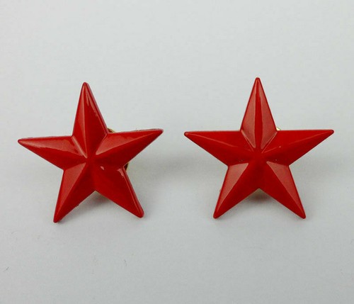 Pair army red star - ,