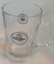 A Warsteiner Beer Mug. Used