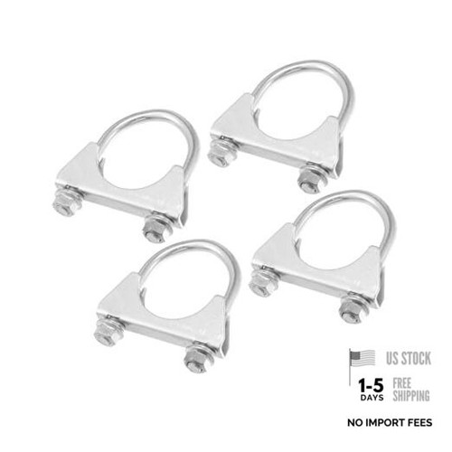 Round bolt clamp - u, clamp/muffler