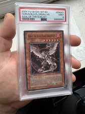 2004 Horus The Black Flame Dragon LV6 PSA 9 MINT - 1st Edition - YU-GI-OH SOD