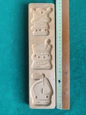 Dutch Vintage Wooden Biscuit Mould Press