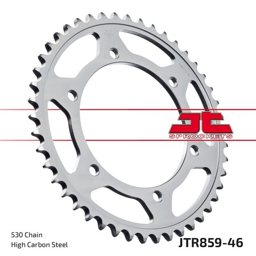 Rear sprocket tooth pitch - 46,