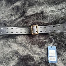 G Star Men’s Essential Lux Taylor Belt Imperial Blue  Leather Size 95 RRP £150 