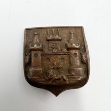 Genuine Victorian East Surrey Regiment Collar Badge