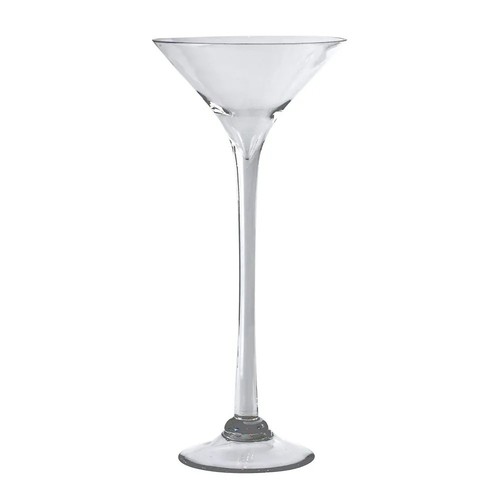 Apollo martini glass vase - glass,