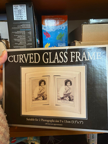 New curved glass photo frame - photo,