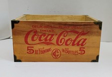 Coca Cola Wooden Crate Box