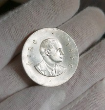 Silver 1966 Bank Of Ireland 10s Coin In Original Bank Wallet, High Grade. #5