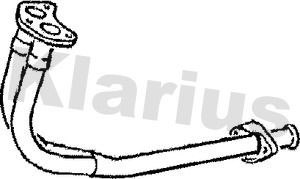 Exhaust pipe front fits - exhaust,
