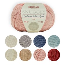 Sirdar Knitting Wool Yarn Snuggly Cashmere Merino Silk 4Ply Sport Crochet Baby