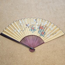 Large Oriental Wall Fan Bamboo
