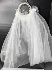 Vtg 1st Communion Halo Veil