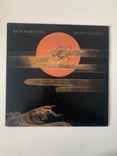 RICK WAKEMAN - SILENT NIGHTS SIGNED BY RICK ORIGINAL VINYL LP PRESIDENT RW1